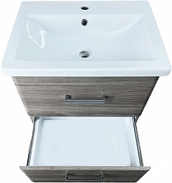 Style Line Мебель для ванной Лотос 60 подвесная сосна лофт – фотография-7